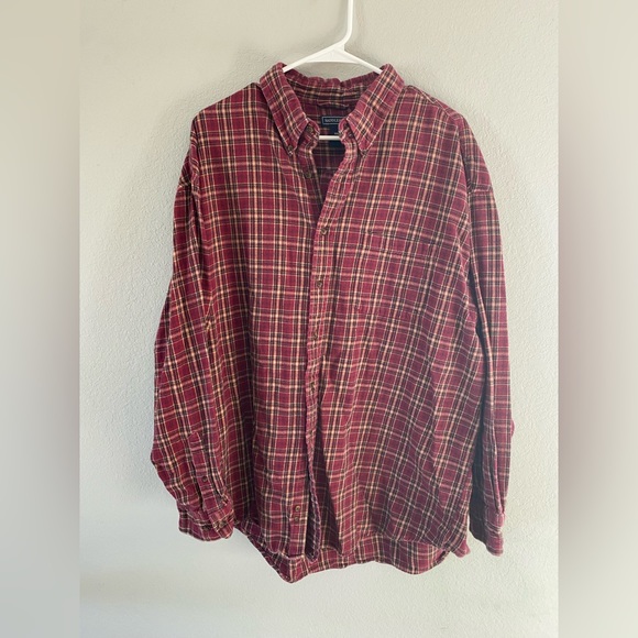 Mens Saddlebred Long Sleeve‎ Flannel Shirt Size XXL EUC 100% Cotton - Picture 1 of 3
